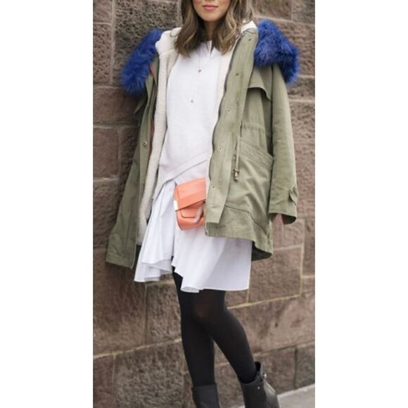 Willow & Clay Anorak Coat with Detachable Faux Fur Hood NWT Size Small - Picture 5 of 8